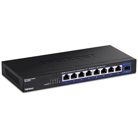 Switch non gestito 9 porte 2.5G con porta SFP+ 10G Colore Nero - Foto 1