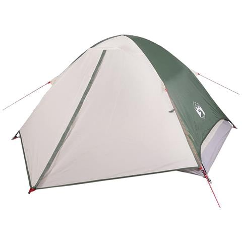 Tenda Da Campeggio A Cupola Per 4 Persone Verde Impermeabile - Foto 1