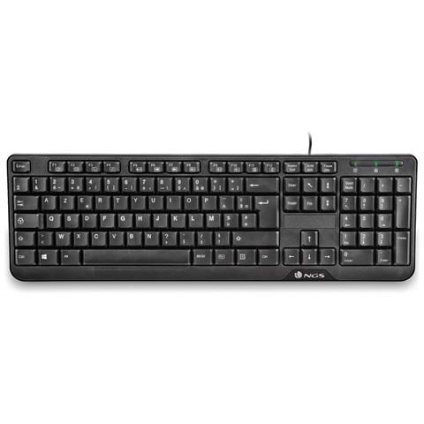 Tastiera USB NGS-KEYBOARD-0345  per Casa e Ufficio (Layout Francese) Colore Nero - Foto 1