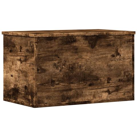 Contenitore Portaoggetti Rovere Fumo 60x35x35 Cm In Truciolato - Foto 2