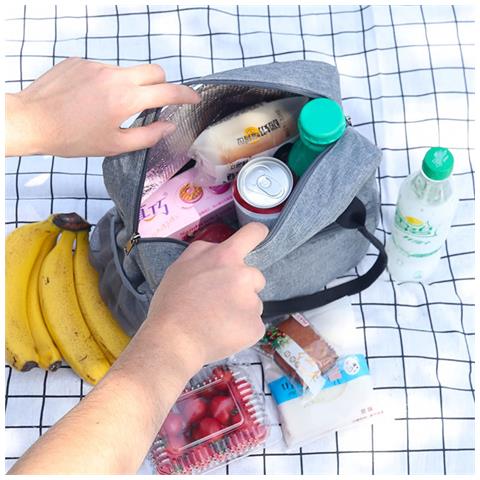 Borsa Per Il Pranzo Isolata Con Grande Capacità Di 11 Litri, Leggera E Portatile - Foto 2