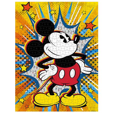 Topolino Tema Disney 500 Pezzi Puzzle Softclick Premium, Multicolore - Foto 1