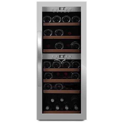 Frigo Cantinetta MQE-13470 Capacità 38 Bottiglie Classe E Colore Acciaio - Foto 1