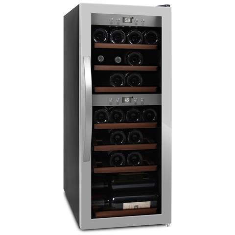 Frigo Cantinetta MQE-13470 Capacità 38 Bottiglie Classe E Colore Acciaio - Foto 5