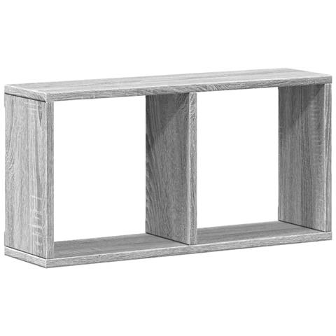 Mobile A Parete 60x16x30 Cm Grigio Sonoma In Legno Multistrato - Foto 2