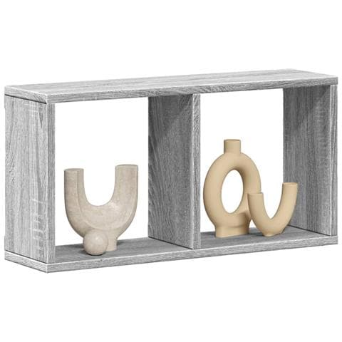 Mobile A Parete 60x16x30 Cm Grigio Sonoma In Legno Multistrato - Foto 1