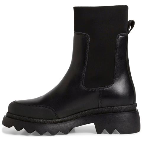 Black Casual Closed Booties Stivaletti Pelle Scarpe Donna Nero Eu 36, 1-25830-41 001 - Foto 3