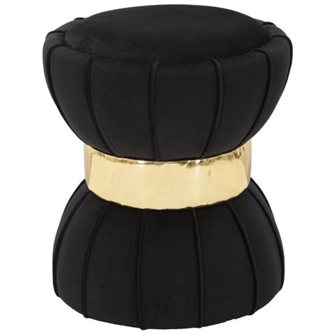 Pouf Mf360 - Nero - Tessuto - 40x40x44 Cm - Foto 1