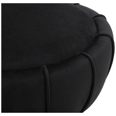 Pouf Mf360 - Nero - Tessuto - 40x40x44 Cm - Foto 2