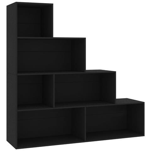 Lusso Casadino -  Libreria/divisorio Nero 155x24x160 Cm In Legno Multistrato - Foto 1