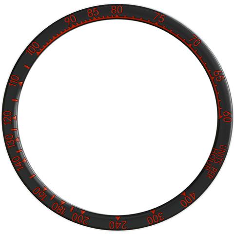 Anello Della Lunetta Nero E Rosso Per Fenix 8 (51mm) - Edizione Colorata - Foto 1