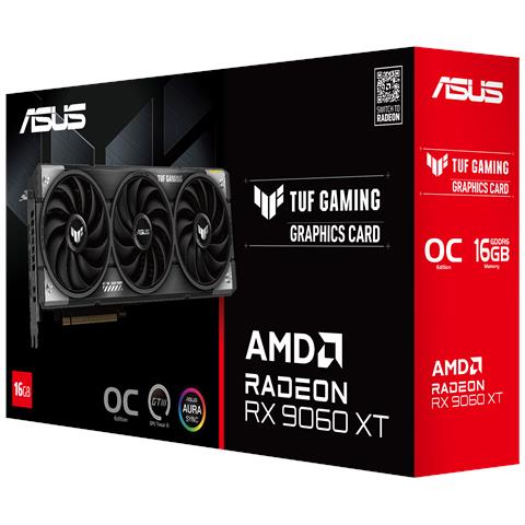 TUF Gaming Radeon RX 9060 XT O16G Gaming 16GB GDDR6 PCI Express 5.0 - Foto 2