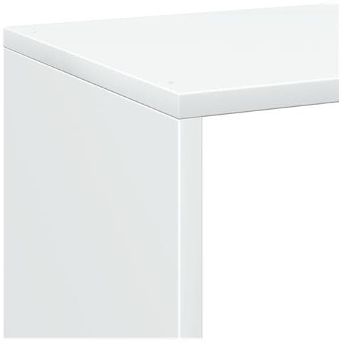 Libreria Divisorio Bianca 69,5x29x103,5 cm in Truciolato - Foto 9