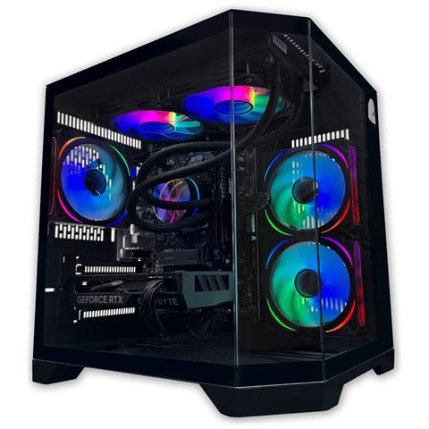 Pc Gaming Nitropc Pack Gold Nero - I5-12400f, Rtx 3050 8 Gb, 16 Gb Ddr4, 1 Tb M2, Win11, Monitor 24"" Fhd 120hz Ips E Accessori Gaming Completi - Pronto Per Giocare - Foto 2