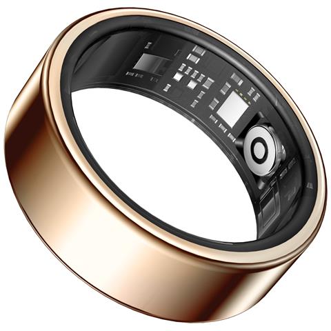 Anello Intelligente Impermeabile Ip68+5atm - Monitoraggio Salute E Notifiche Gold 12 - Foto 2