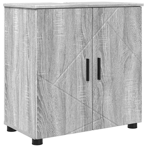 Mobile da Bagno Grigio sonoma 61 x 35 x 64 cm Legno multistrato - Foto 1