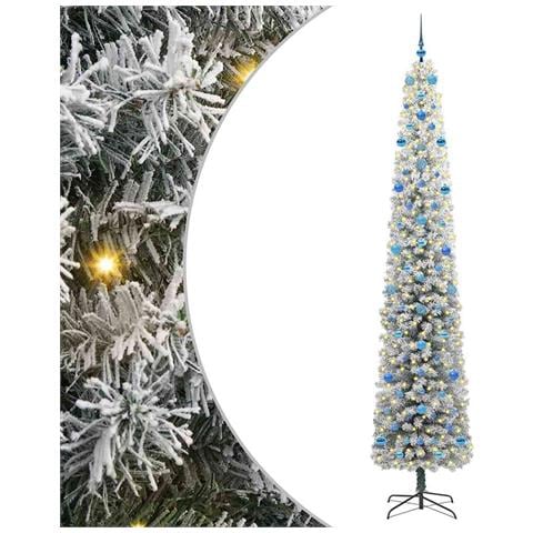 Albero di Natale artificiale con 300 LED Verde 270 cm - Foto 1