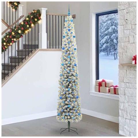 Albero di Natale artificiale con 300 LED Verde 270 cm - Foto 2