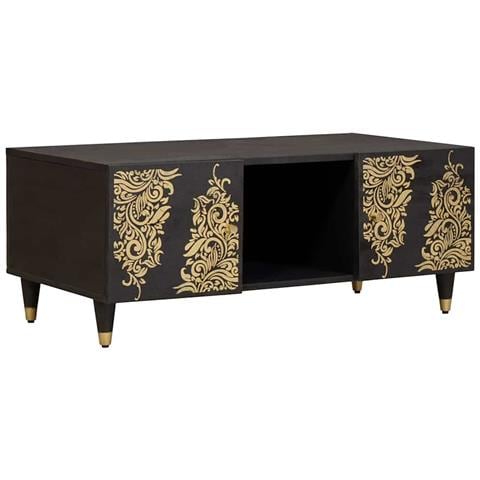 Tavolino da salotto Nero 100 x 54 x 40 cm - Foto 1