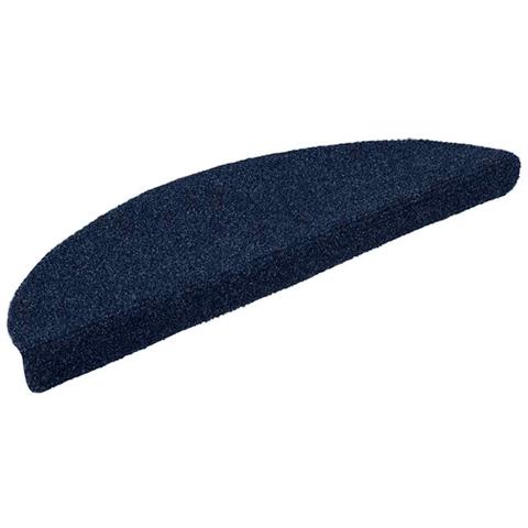 Tappetini per scale autoadesivi 30 pz 56x17x3 cm blu navy semicircolari - Foto 2