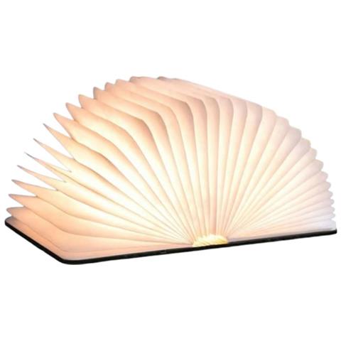 Lampada Decorativa Pieghevole A Led Da 400 Lumen Per Libri, Marrone - Foto 1