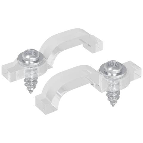 Clip per Striscia LED 2 pcs Trasparente 23,8 x 7,3 x 4,3 mm - Foto 1