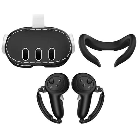 Set Di Protezioni In Silicone 3 In 1 | Per Meta Quest 3 - Foto 1