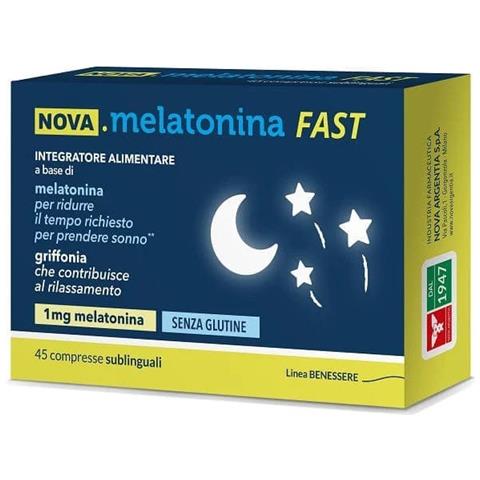 Nova Melatonina Fast 45 Compresse 1MG di Melatonina - Foto 1