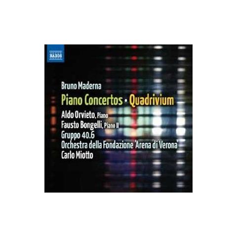 Bruno Maderna - Concerti Per Pianoforte, Concerti Per 2 Pianoforti (2 Vers.) , Quadrivium - Foto 1