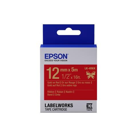 Nastro Satinato Oro / Rosso per LK-4RKK  - Foto 1