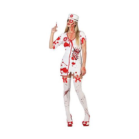 Costume Infermiera Insanguinata Donna Halloween M / L - Foto 1