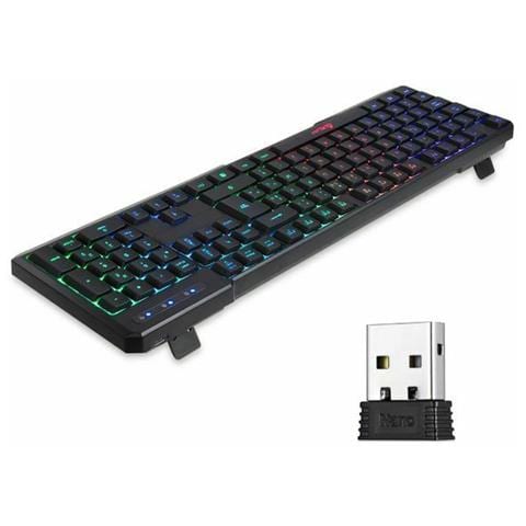Tastiera Gaming Wireless Chroma Retroilluminata Colore Nero (Layout Italiano)  - Foto 4