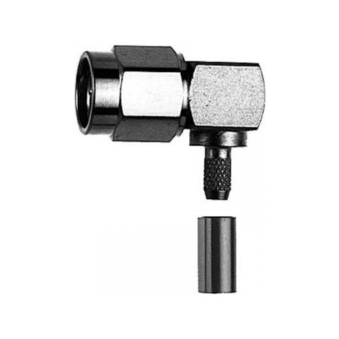 Telegrtner Sma-kabelwinkelstecker Crimp G05 C0405, G05 (rg-223 / u), Rg-142 B / u, 1.0/2.95 Af, Nickel - 5 Stck (j01150a0089) - Foto 1