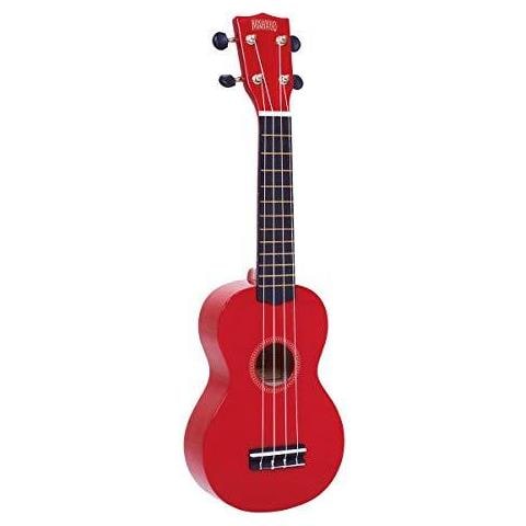 Arcobaleno Learn 2 Play Soprano Ukulele Con Essentials Pack - Red - Compreso Clip-on Sintonizzatore Aquila Strings Picks More - Foto 2