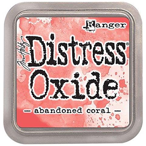 Tim Holtz Distress Pad Oxide-abbandonato Corallo Materiale Sintetico Rosa 75 X 75 X 19 Centimetri - Foto 1