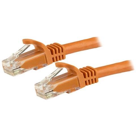 Cavo di rete CAT 6 - Cavo Patch Ethernet RJ45 UTP arancione da 1m antigroviglio - cavo gigabit categoria 6 - Foto 1