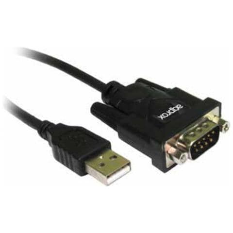 appC27, USB 2.0, DB9, Maschio / maschio, Nero, Plastica, Scatola - Foto 1