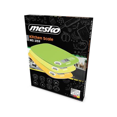 Bilancia Da Cucina Ms 3159g Peso Massimo (capacità) 5 Kg, Laurea 1 G, Verde - Foto 2