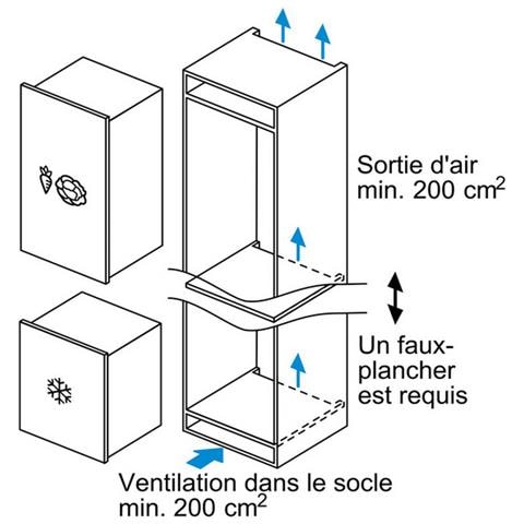 Serie 6 GIV11AFE0 Congelatore verticale Da incasso 72 L E - Foto 7