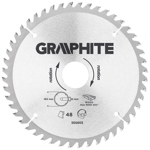 Lama 160x30x2,4x48t Lama 160mm, Foro Asse 30mm, Denti 48, Spessore 2.4mm, Spessore Taglio 2.8mm, Geometria Atb, Materia - Foto 3