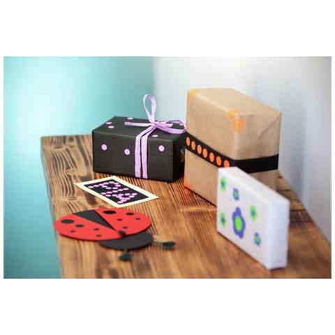 3857 Etichetta Autoadesiva Rotondo Permanente Blu 250 Pz - Foto 3