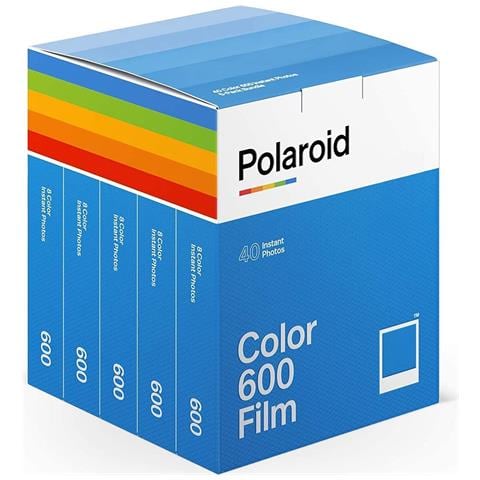 Confezione Da 40 Pellicole Fotografiche 600 Colori Per Fotocamera Istantanea 600, Bianco - Foto 1