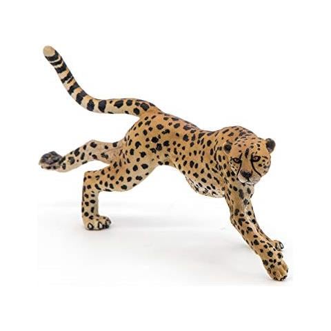 -dipinto A Mano - Figurina -regno Degli Animali Selvatici - Ghepardo In Corsa -50238 -da Collezione - Per Bambini - Adatto A Ragazzi E Ragazze- Dai 3 Anni - Foto 1