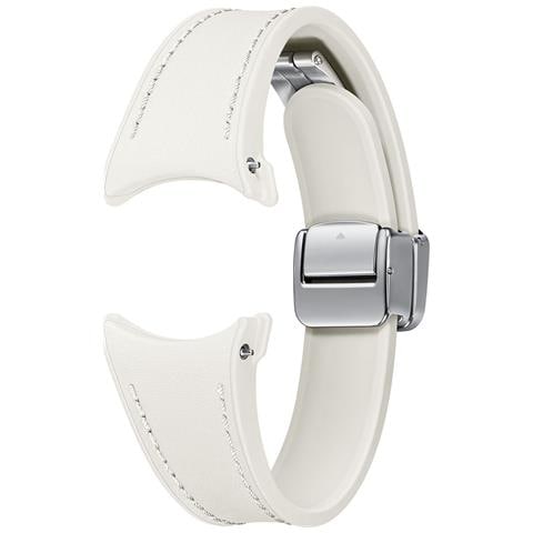 Braccialetto Per Samsung Galaxy Watch 20mm Hybrid Premium Edition, Beige - Foto 2