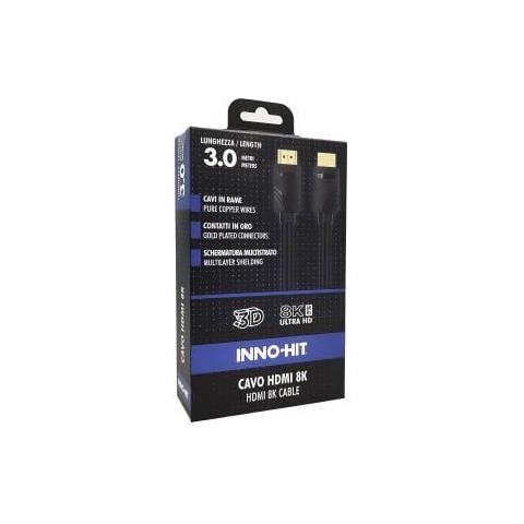 Cavo HDMI ContattiOro 8K 60hz 3m Nero - Foto 1