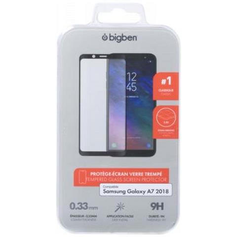 Salvadisplay In Vetro Temperato Per Samsung A7 2018 2.5d, Trasparente - Foto 2