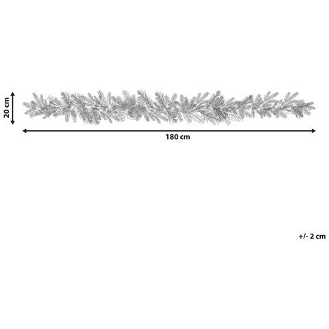 Festone Natalizio Innevato Led 180 Cm Sundo - Foto 7