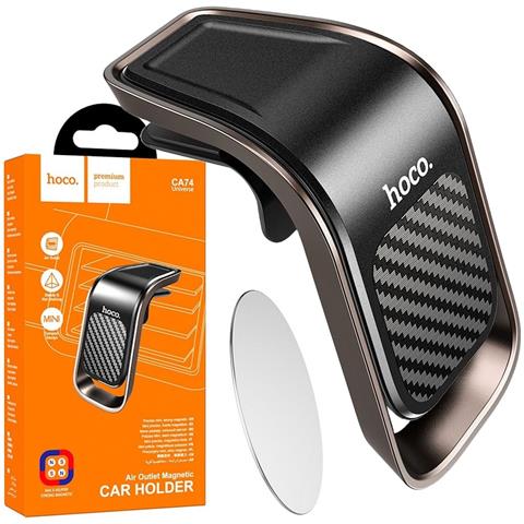 Hoco Supporto Smartphone Auto Magnetico Porta Telefono Cellulare Con Forte Calamita Ca74 - Foto 1