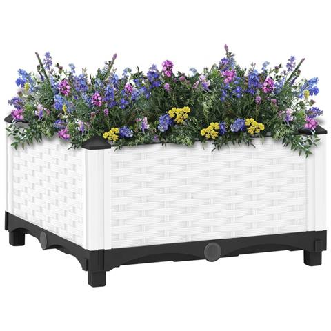 Fioriera Rialzata 40x40x23 Cm In Polipropilene - Foto 2