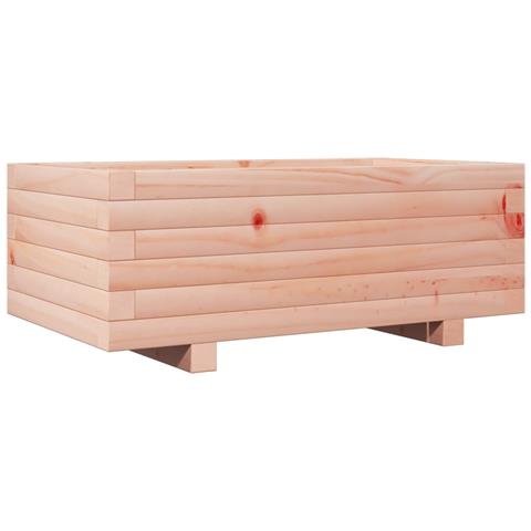 Fioriera Da Giardino 70x40x26,5 Cm In Legno Massello Di Douglas - Foto 2